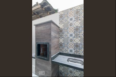 Terraço com Churrasqueira de apartamento à venda com 3 quartos, 70m² em Vila Curuca, Santo André