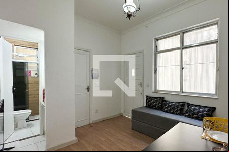 Sala de apartamento para alugar com 1 quarto, 45m² em Botafogo, Rio de Janeiro