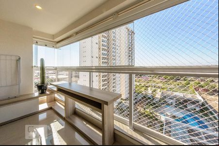 Varanda da Sala de apartamento para alugar com 1 quarto, 74m² em Parque Rural Fazenda Santa Cândida, Campinas