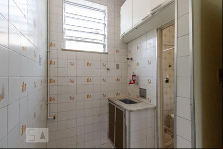 Cozinha de kitnet/studio para alugar com 1 quarto, 18m² em Centro, Rio de Janeiro