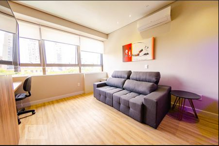 Sala de apartamento para alugar com 1 quarto, 47m² em Barro Preto, Belo Horizonte