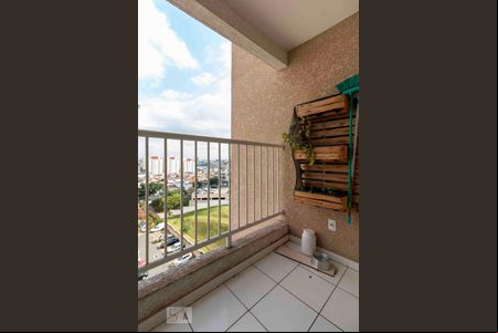 Varanda da Sala de apartamento para alugar com 2 quartos, 50m² em Fazenda Aricanduva, São Paulo