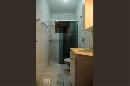 Banheiro de apartamento para alugar com 1 quarto, 50m² em Nossa Senhora das Gracas, Canoas