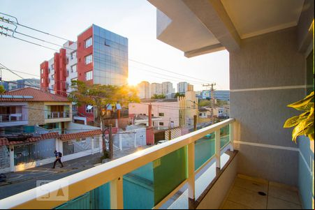Varanda da sala de casa de condomínio à venda com 3 quartos, 250m² em Vila Dora, Santo André