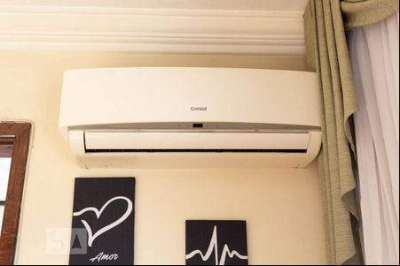 Sala - Ar condicionado  de apartamento à venda com 1 quarto, 49m² em Farroupilha, Porto Alegre