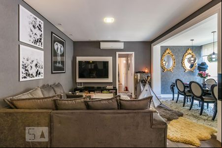 Sala de apartamento para alugar com 2 quartos, 75m² em Tamboré, Santana de Parnaíba