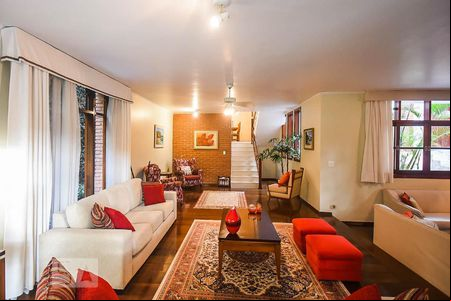 Sala de casa de condomínio à venda com 3 quartos, 280m² em Jardim Morumbi, São Paulo
