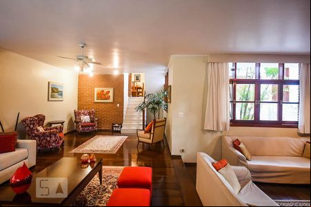 Sala de casa de condomínio à venda com 3 quartos, 280m² em Jardim Morumbi, São Paulo