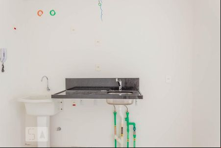 Sala/Cozinha de kitnet/studio para alugar com 1 quarto, 34m² em Centro, Canoas