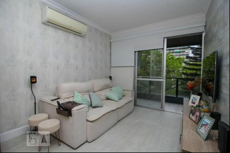 Sala de Estar de apartamento para alugar com 3 quartos, 100m² em Botafogo, Rio de Janeiro