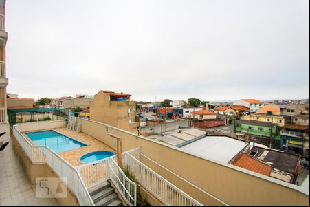 Vista da varanda de apartamento para alugar com 2 quartos, 53m² em Vila Humaitá, Santo André