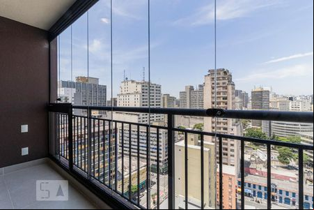 Varanda de kitnet/studio para alugar com 1 quarto, 26m² em Centro, São Paulo