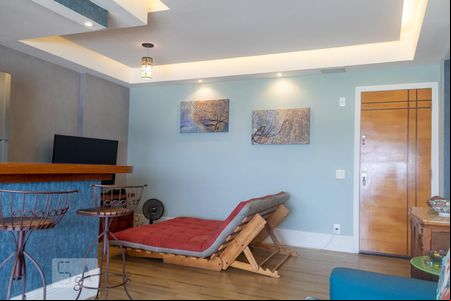 Sala de apartamento à venda com 1 quarto, 50m² em Barra da Tijuca, Rio de Janeiro