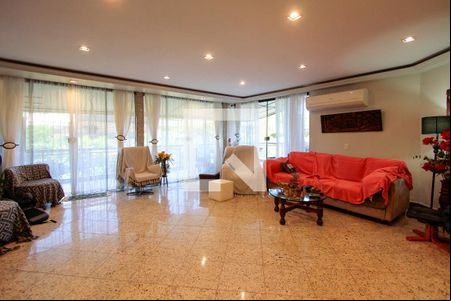 Sala de apartamento à venda com 3 quartos, 190m² em Barra da Tijuca, Rio de Janeiro