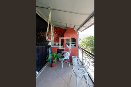 Varanda - Churrasqueira de apartamento à venda com 3 quartos, 190m² em Barra da Tijuca, Rio de Janeiro