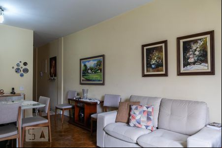 Sala de apartamento para alugar com 2 quartos, 85m² em Aparecida, Santos