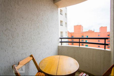 Varanda da saka de kitnet/studio à venda com 1 quarto, 40m² em Centro, Santo André