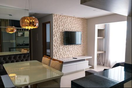 Sala de Estar de apartamento para alugar com 2 quartos, 50m² em Vila Rosa, Goiânia
