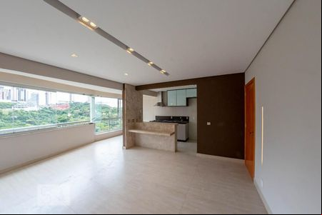 Sala de apartamento à venda com 2 quartos, 68m² em Vila da Serra, Nova Lima