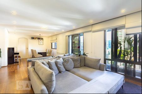 Sala de apartamento para alugar com 3 quartos, 132m² em Itaim Bibi, São Paulo