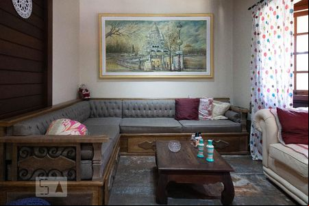 Sala de casa de condomínio para alugar com 3 quartos, 1000m² em Vargem Pequena, Rio de Janeiro