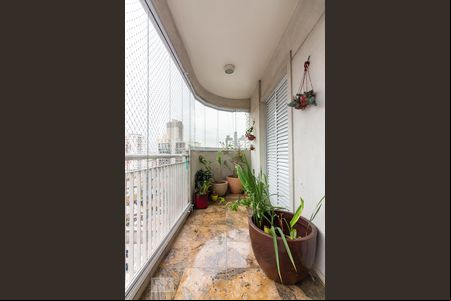 Varanda da Sala de apartamento à venda com 4 quartos, 200m² em Centro, Osasco