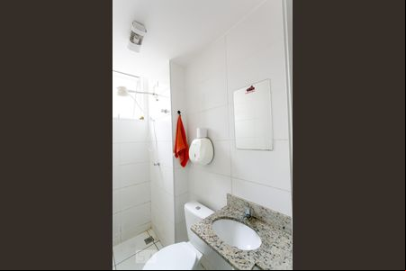 Banheiro de apartamento para alugar com 2 quartos, 190m² em Palmeiras, Belo Horizonte