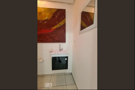 Lavabo de kitnet/studio para alugar com 1 quarto, 82m² em Parque Campolim, Sorocaba