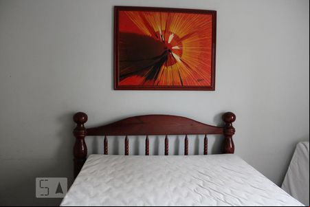 Cama de apartamento para alugar com 1 quarto, 65m² em Balneário Cidade Atlântica, Guarujá