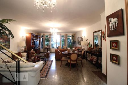 Sala de casa para alugar com 4 quartos, 347m² em Vila Romana, São Paulo