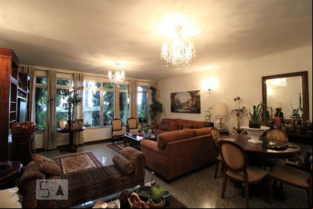 Sala de casa para alugar com 4 quartos, 347m² em Vila Romana, São Paulo