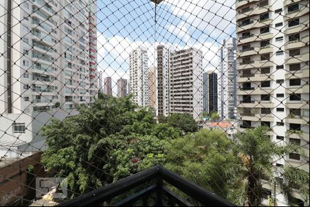 Vista da Varanda da Sala de apartamento para alugar com 1 quarto, 40m² em Vila Regente Feijó, São Paulo