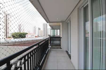 Varanda da Sala de apartamento para alugar com 1 quarto, 40m² em Vila Regente Feijó, São Paulo
