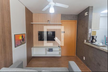 Sala de apartamento para alugar com 1 quarto, 37m² em Lourdes, Belo Horizonte