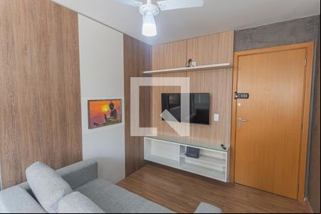 Sala de apartamento para alugar com 1 quarto, 37m² em Lourdes, Belo Horizonte
