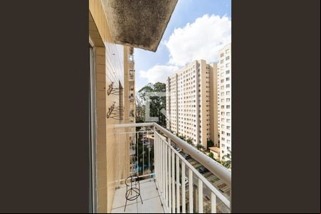 Varanda da Sala de apartamento à venda com 2 quartos, 48m² em Parque Bristol, São Paulo