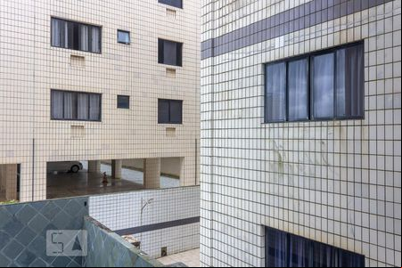 Vista da varanda de apartamento para alugar com 1 quarto, 70m² em Guilhermina, Praia Grande