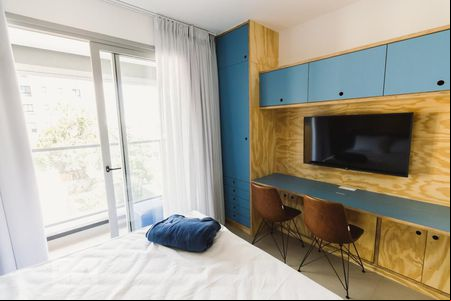 Sala Quarto de kitnet/studio para alugar com 1 quarto, 25m² em Perdizes, São Paulo