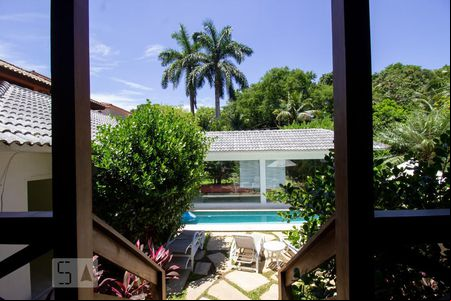 Vista da Varanda de casa de condomínio para alugar com 3 quartos, 1000m² em Vargem Grande, Rio de Janeiro