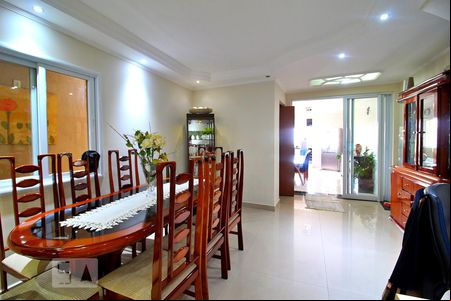 Sala de Jantar de casa à venda com 4 quartos, 390m² em Parque João Ramalho, Santo André