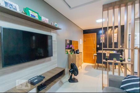 Sala de apartamento à venda com 2 quartos, 100m² em Jardim das Maravilhas, Santo André