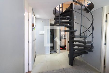 Sala  de apartamento à venda com 3 quartos, 110m² em Vila Lutécia, Santo André