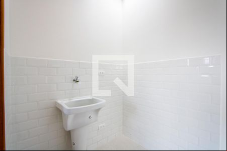 Área de serviço de kitnet/studio para alugar com 1 quarto, 39m² em Jardim Bom Pastor, Santo André
