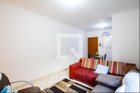 Sala de apartamento à venda com 3 quartos, 84m² em Vila Tibiriçá, Santo André