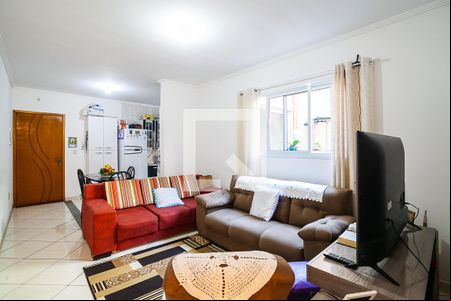Sala de apartamento à venda com 3 quartos, 84m² em Vila Tibiriçá, Santo André