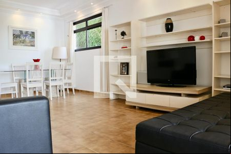 Sala de apartamento para alugar com 4 quartos, 220m² em Barra Funda, Guarujá