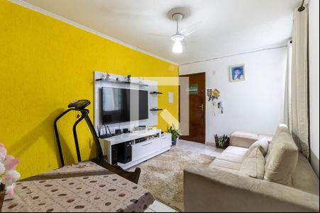 Sala  de apartamento à venda com 2 quartos, 62m² em Vila Caraguatá, São Paulo