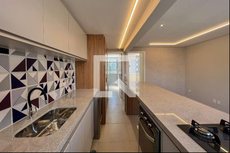 Cozinha americana de apartamento para alugar com 1 quarto, 40m² em Itaim Bibi, São Paulo