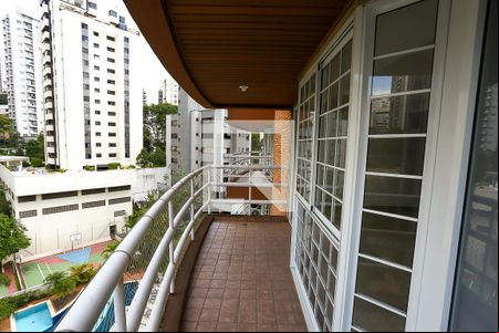 Varanda da Sala de apartamento para alugar com 1 quarto, 48m² em Jardim Londrina, São Paulo