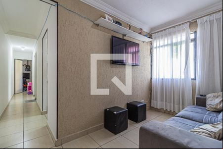 Sala de apartamento à venda com 2 quartos, 53m² em Jardim das Maravilhas, Santo André